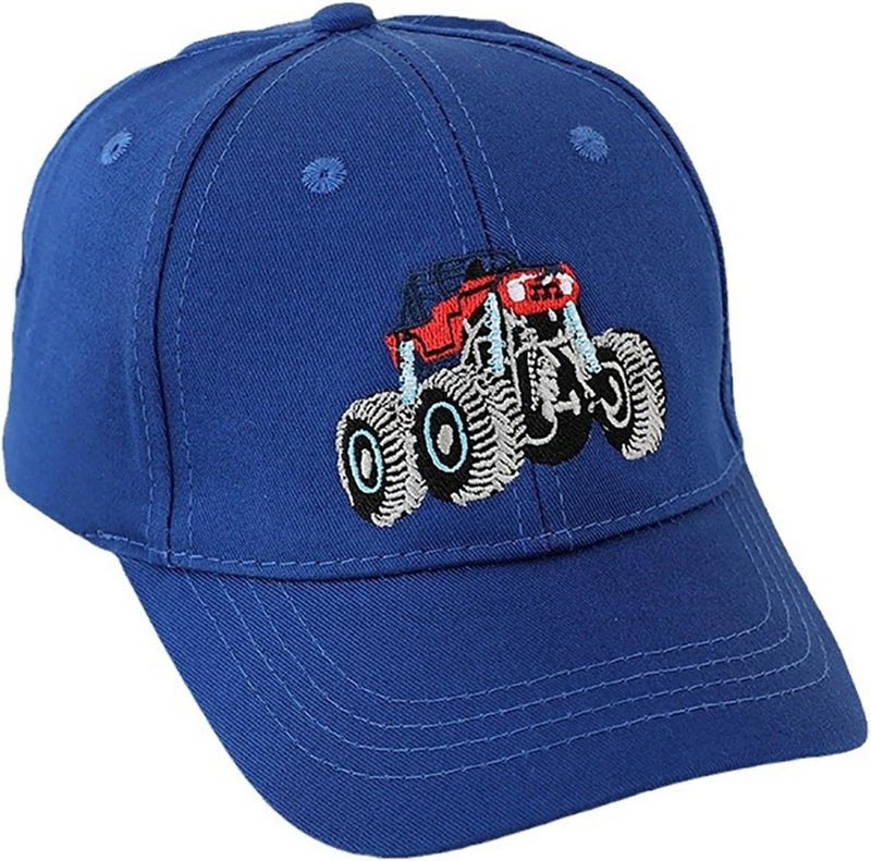 ACTLATI Embroidered Fire Truck Baseball Caps for Toddler Boys Girls Funny Cotton Hat Adjustable Dad Summer Sun Hat 3-8 Years - Image 1